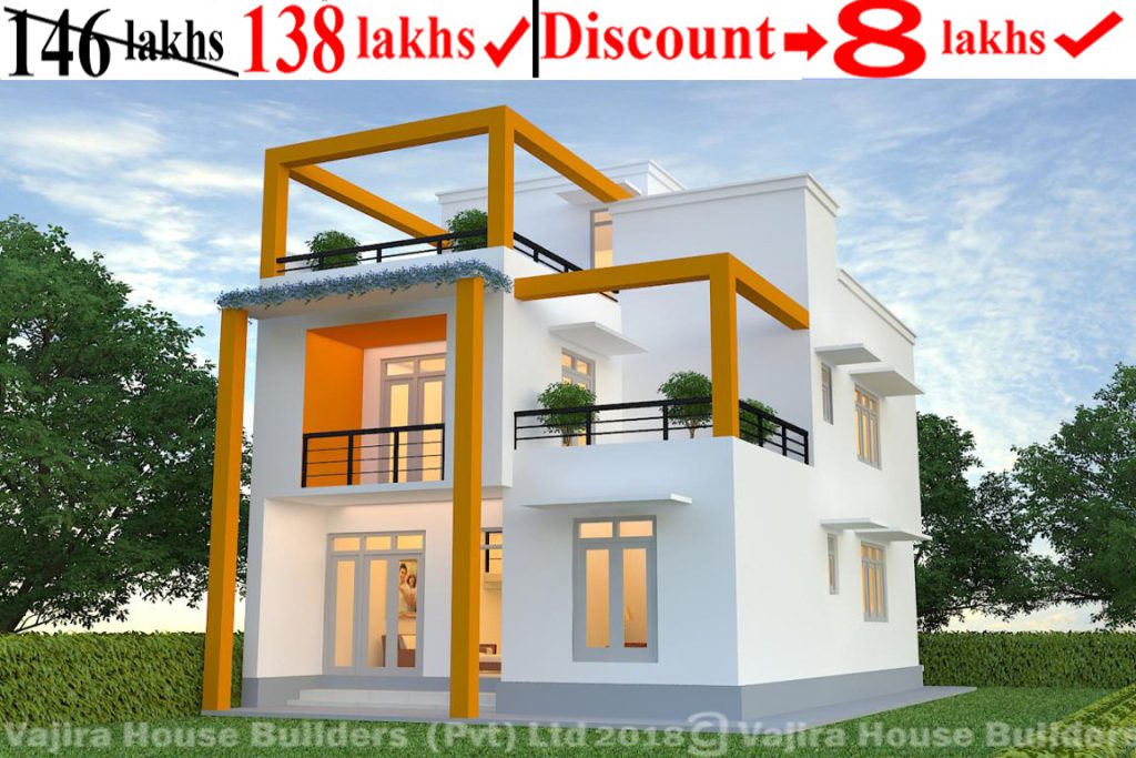 Front and inside Vajira House Builders