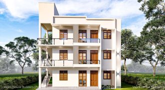 3 houses