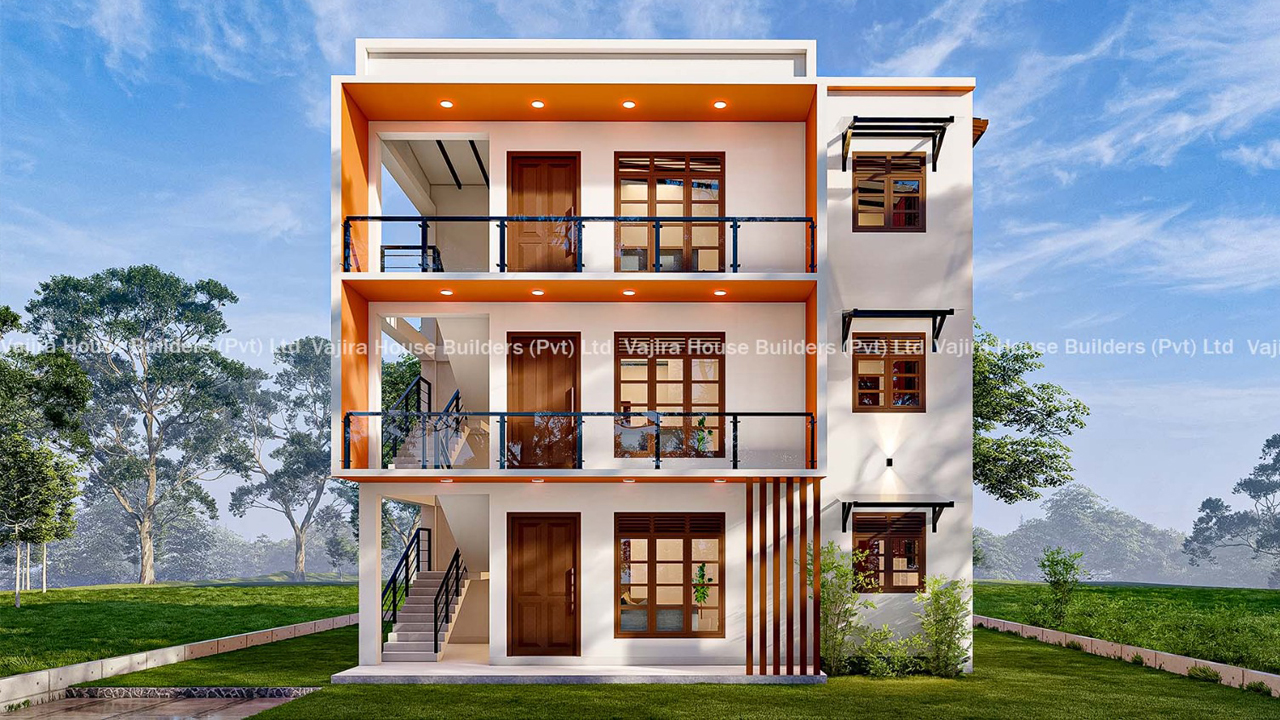3 storey Apartment