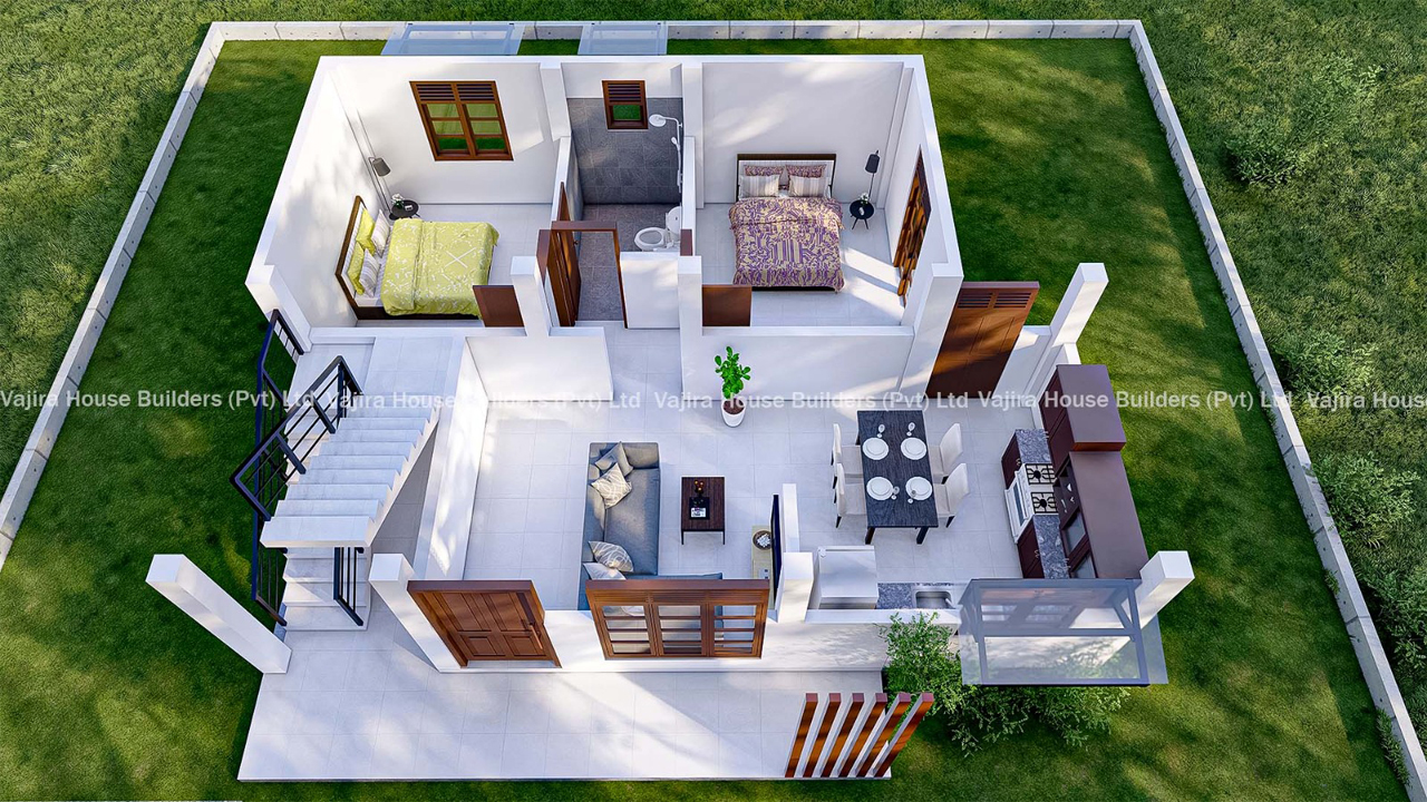 3 storey Apartment