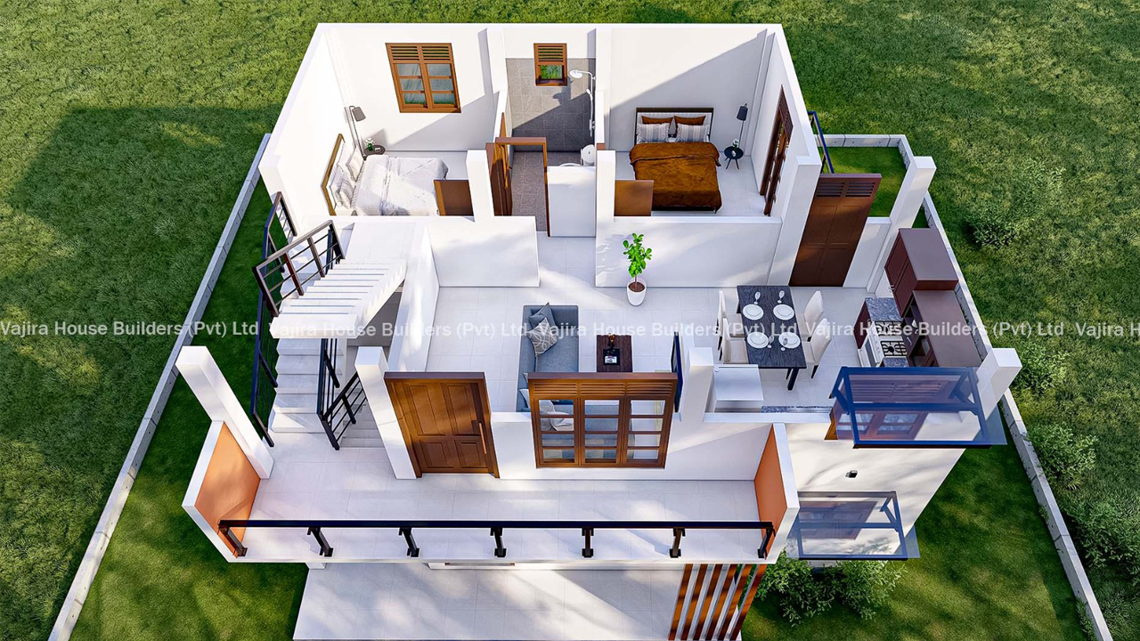 3 storey Apartment
